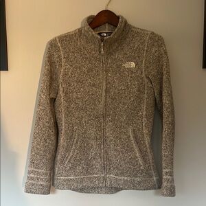 The North Face Heathered Gray Zip-Up Jacket